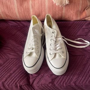 New White platform Converse